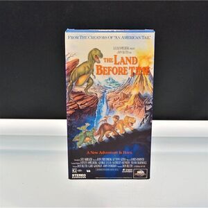 The Land Before Time VHS Video Tape MCA Universal 1988 Dinosaurs Movie